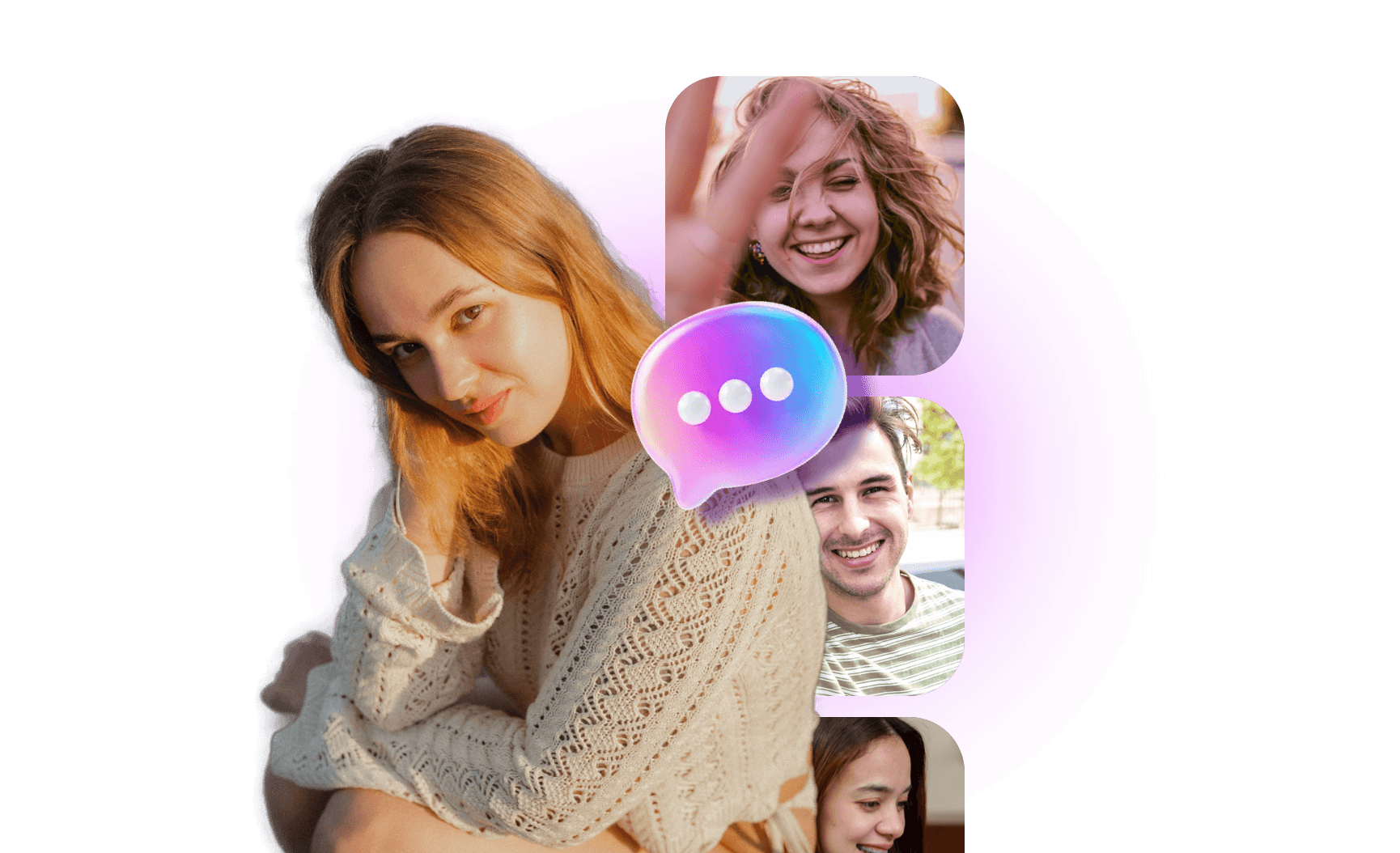 Chat interface with multiple connections