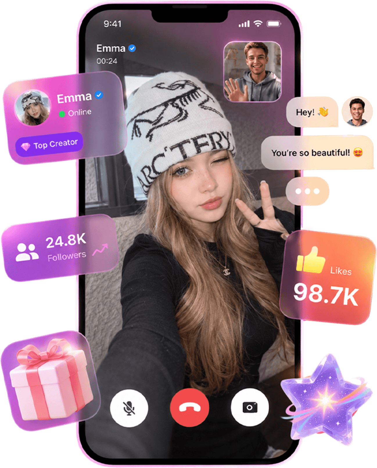 Private video chat vs random chat